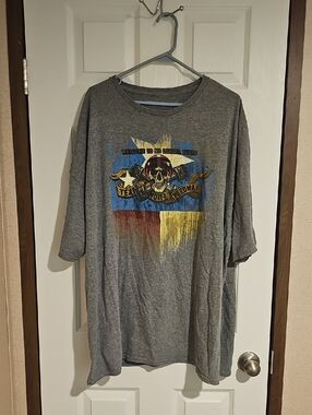 TEXAS MOTOR SPEEDWAY Unbranded Unsized Men’s Gray Graphic Crew Neck T-Shirt Used